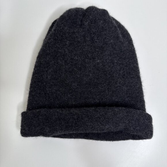 Smartwool Cozy Cabin Hat Adult O/S Gray Wool Blend Winter Beanie Double Layer - Picture 5 of 7